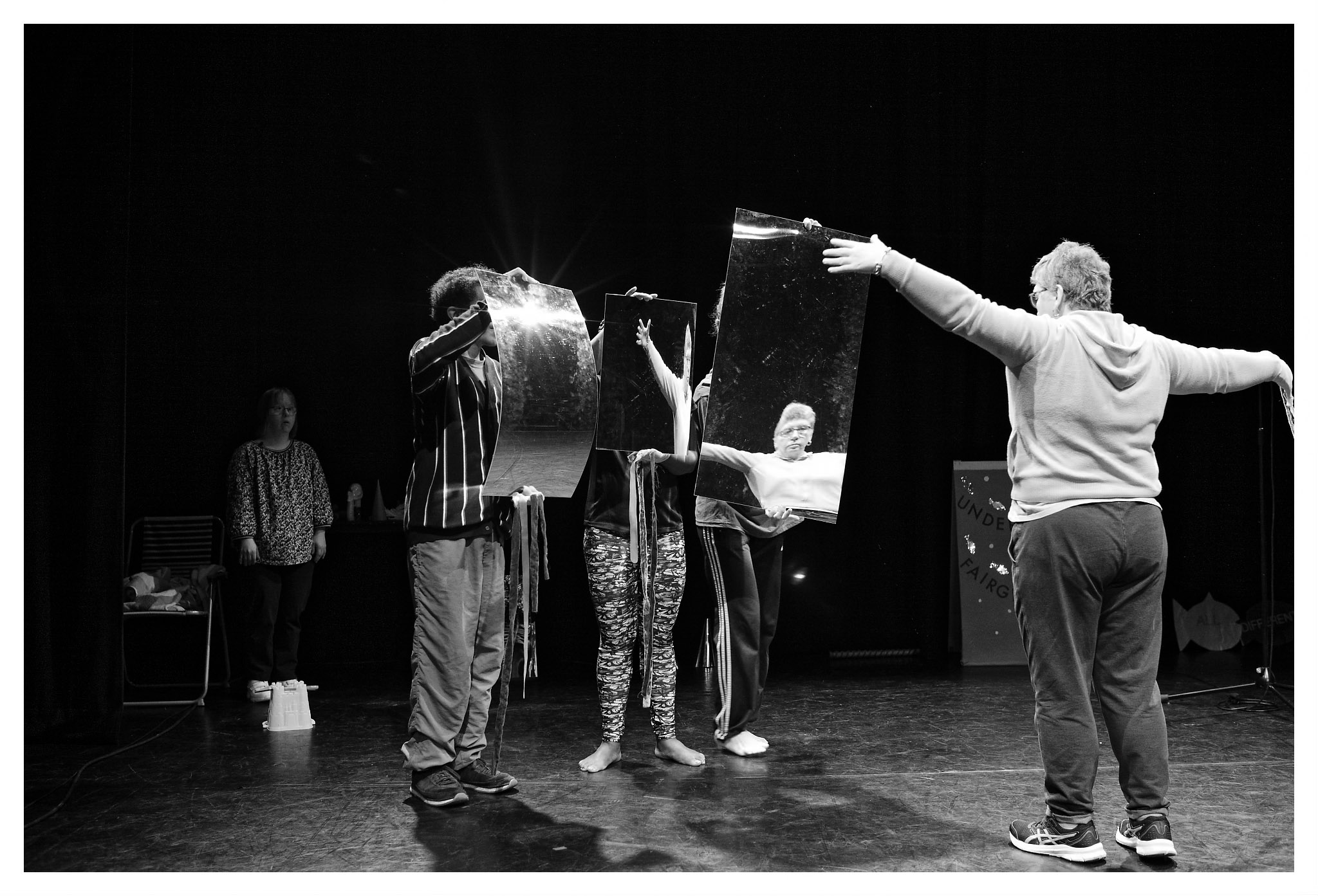 Corali dancers in rehearsals for performance of Super Hot Hot Dog at Pegasus, Oxford